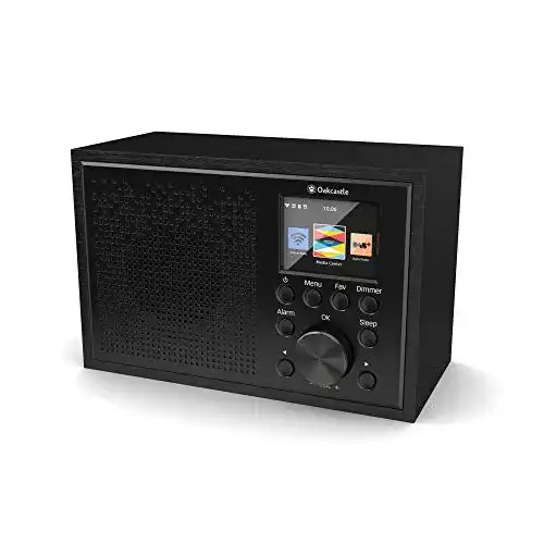 Internetradio Oakcastle IR100 mit Bluetooth, WLAN und Podcast-Funktion