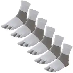 Zehensocken für Herren aus Baumwolle – 6 Paar GINZIN in verschiedenen Größen