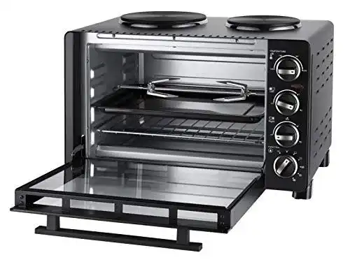 Minibackofen mit Kochplatten von Unold 68885 für die Küche
