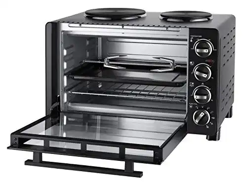 Minibackofen mit Kochplatten von Unold 68885 für die Küche