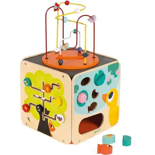 Motorikwürfel Janod Multi-Activity Looping Spielzeug