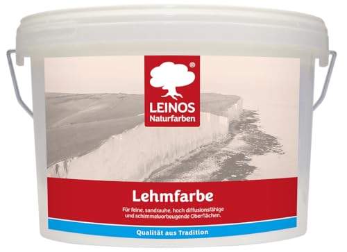 Lehmfarbe Leinos Naturfarben für Innen 10 Liter für mineralische Untergründe