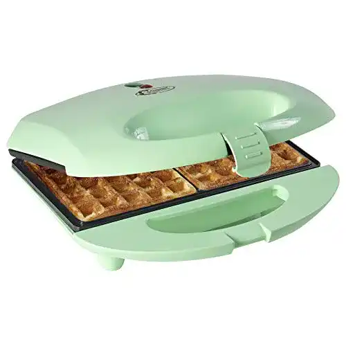 Bestron Brüsseler Waffeleisen im Retro Design für 2 Waffeln