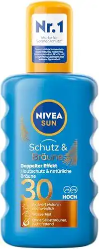 Sonnencreme LSF 30 Nivea Sun Schutz und Bräune Sonnenspray 200 ml