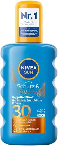 Sonnencreme LSF 30 Nivea Sun Schutz und Bräune Sonnenspray 200 ml