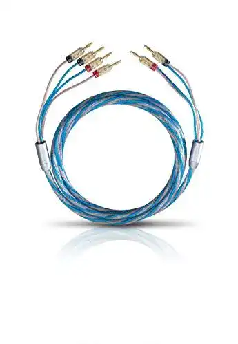 Bi-Wiring Lautsprecherkabel OEHLBACH Bi Tech 4B 200 mit Banana-Verbinder