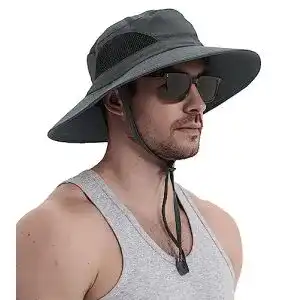Sonnenhut für Herren und Damen mit UV-Schutz und breiter Krempe