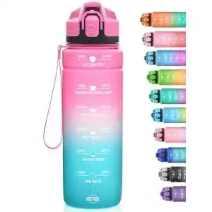 Spülmaschinenfeste Niggeey Trinkflasche 500ml für Kinder und Erwachsene
