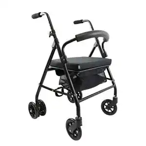 Kmina Wohnungsrollator faltbar mit Sitz – leicht und schmal