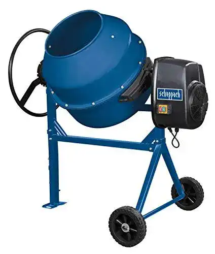 Scheppach Betonmischer MIX180 – 800 W, 180 L Fassungsvermögen
