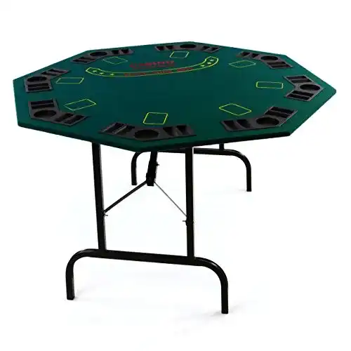 Pokertisch Nexos Trading Profi Casino klappbar 8-eckig 120×120 cm