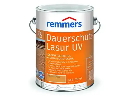Remmers Dauerschutz-Lasur UV Pinie/Lärche 2,5 Liter für Holzschutz