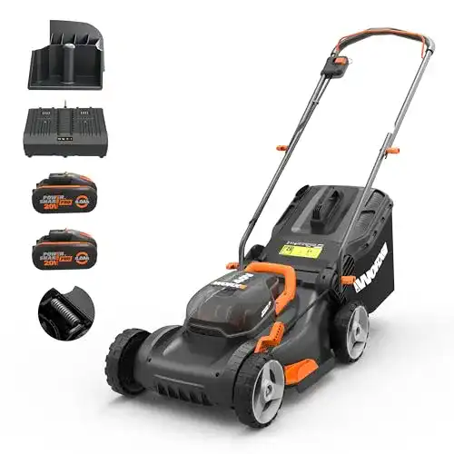 Worx Nitro WG734E Rasenmäher mit 40 cm Schnittbreite