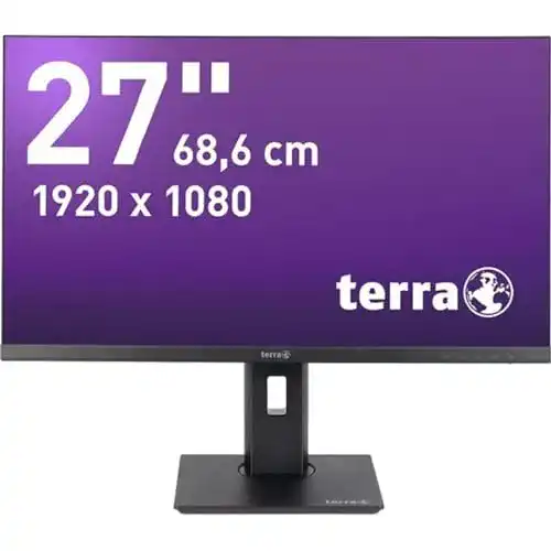 Terra Monitor 2748W PV V3 mit HDMI, DP und USB-C in Schwarz