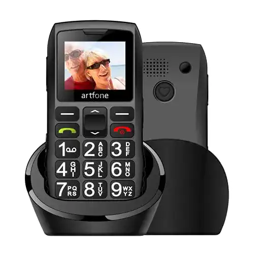 Artfone C1+ Seniorenhandy ohne Vertrag Großtastenhandy mit SOS-Funktion
