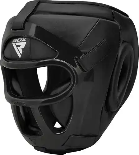 RDX Kopfschutz für Boxen aus Maya Hide Leder mit Gitter