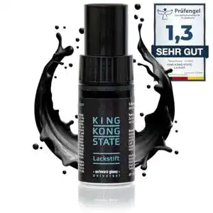 Lackstift King Kong State Schwarz Glänzend für Lackreparaturen