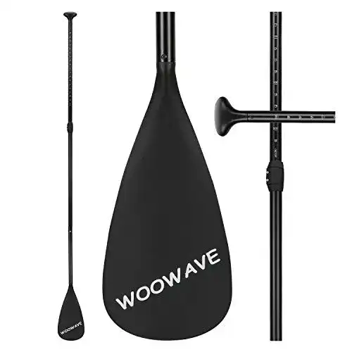 Woowave SUP Paddel 3-teilig verstellbar für Stand Up Paddle Board