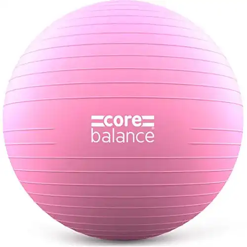 Gymnastikball 75 cm Core Balance – berstsicherer Fitnessball für verschiedene Übungen