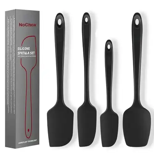Teigschaber Set von NoChoX aus hitzebeständigem Silikon