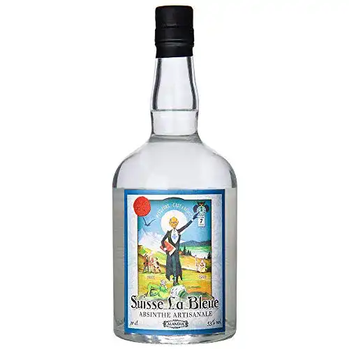 Absinth Alandia Suisse La Bleue – Traditionelle Spirituose aus der Schweiz