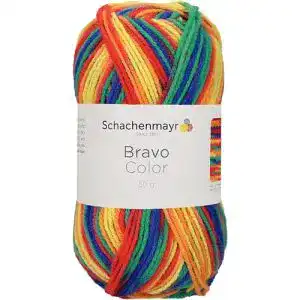 Regenbogen Wolle Schachenmayr Bravo Color Handstrickgarn 50g