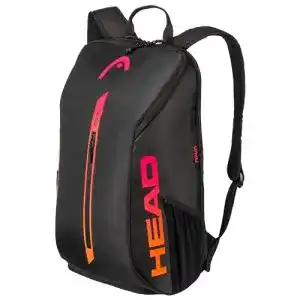 Tennisrucksack Head Tour Backpack 25 L in Schwarz/Flame