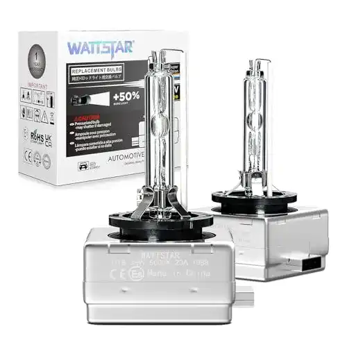 D1S Xenon Brenner Wattstar 6000K Ersatzlampe HID D1S