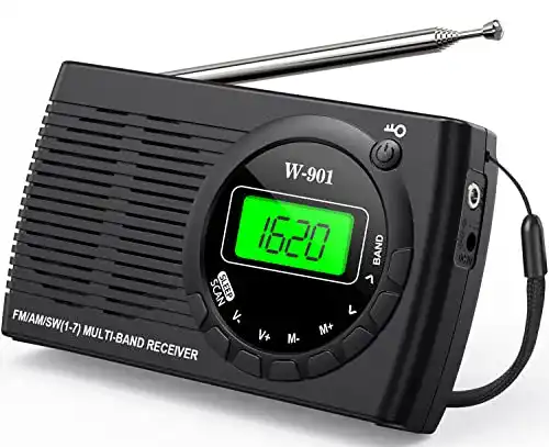Batterieradio Tendak mit FM, AM und SW Empfang für den mobilen Einsatz