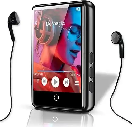 FemKey Bluetooth MP3 Player 32GB mit Bluetooth 5.2 und 2.4 Zoll Touchscreen