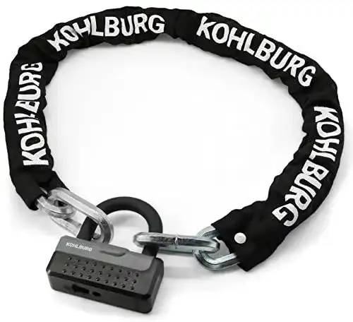 Kohlburg Fahrradschloss Kettenschloss für optimalen Diebstahlschutz