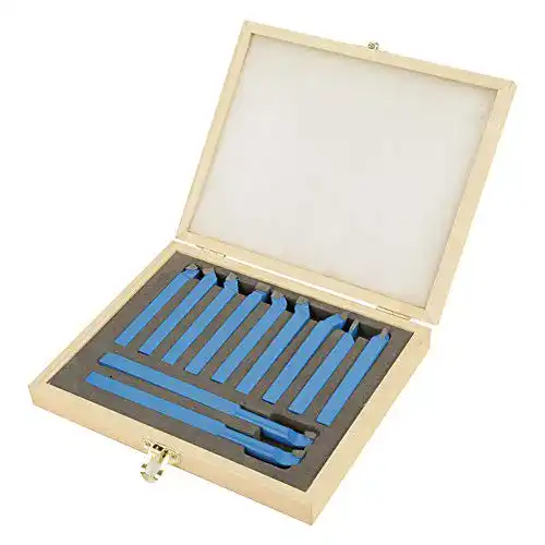Drehmeißel Set mit Wendeplatten, 11 Stück aus Hartmetall
