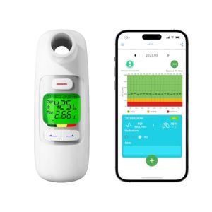 Peakflowmeter Nascool Peak Flow Meter 2.0 mit Bluetooth