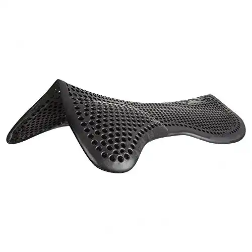 Acavallo Gel-Pad mit erhöhter Vorderseite in Schwarz