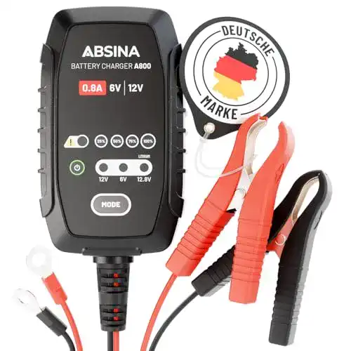 Batteriepulser Absina für Roller und Motorrad mit 800mA
