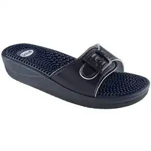 Massage-Schuhe Scholl New Massage, Damen Sandalen, Blau, Größe 35 EU