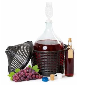 Gärballon Mikoni 25L mit Korb, Gärröhrchen und 3 Korken