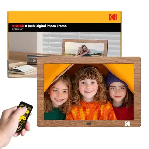 Kodak digitaler Bilderrahmen 8 Zoll mit 1280×800 IPS-Bildschirm