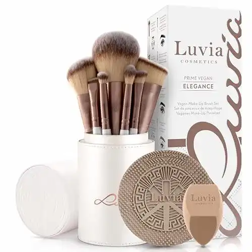 Make-up Pinselset von Luvia Cosmetics 12 hochwertige Schminkpinsel