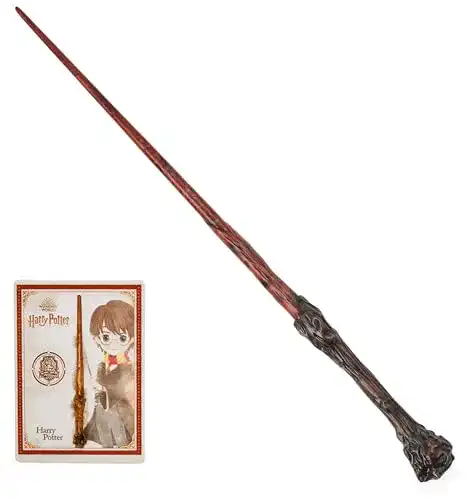 Harry Potter Zauberstab von Wizarding World mit Zauberspruch-Karte