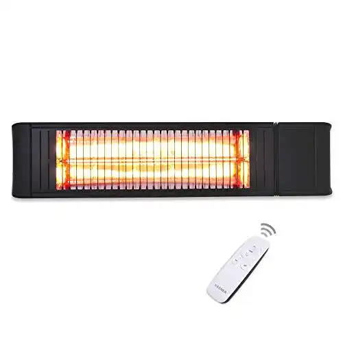 Bad-Heizstrahler VASNER Teras X20 mit 2000 Watt und Fernbedienung