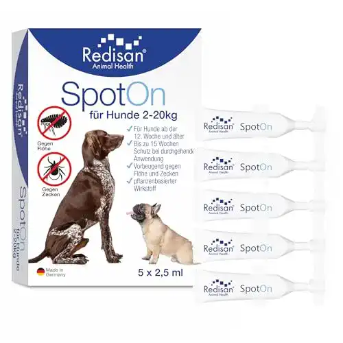 Zeckenschutz für Hunde: Redisan Spot On, pflanzenbasiert und chemiefrei