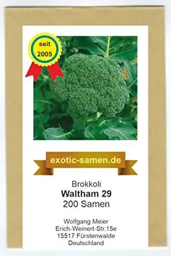 Brokkoli-Samen Waltham 29 für winterharte Kulturen