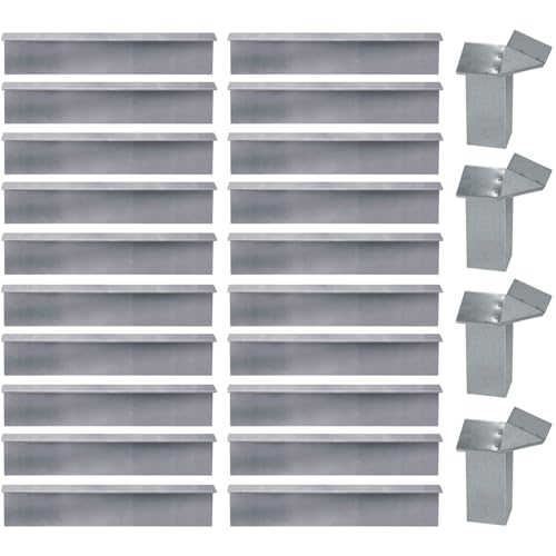 Schneckenzaun Bellissa Set 8-teilig mit Schneckenblech und Eckteilen