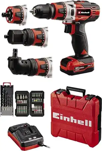 Einhell Akku-Bohrschrauber TE-CD 12/1 3X-Li 39 mit Zubehör