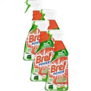 Fettlöser Bref Power gegen Fett und Eingebranntes (4er Pack 4 x 750 ml)