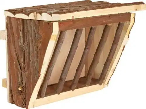 Heuraufe Trixie 61191 zum Einhängen, 20 x 15 x 17 cm, Braun