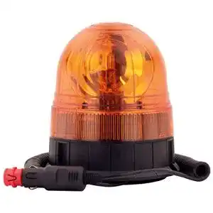 Rundumleuchte AdLuminis Halogen Orange mit Magnetfuß für Fahrzeuge