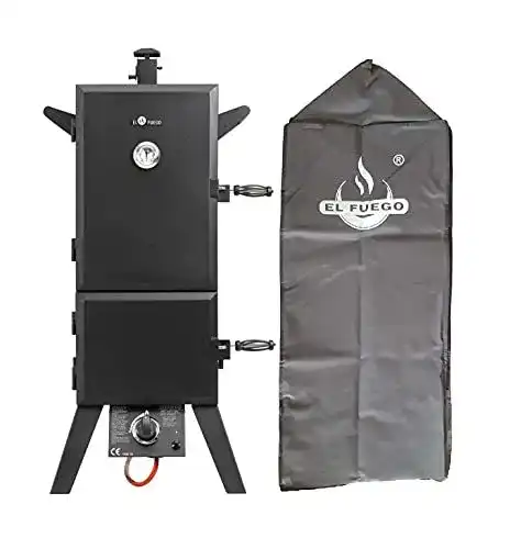 Gasräucherofen El Fuego Gasgrill Portland XL mit Zubehör