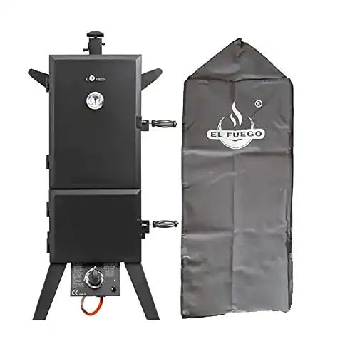 Gasräucherofen El Fuego Gasgrill Portland XL mit Zubehör